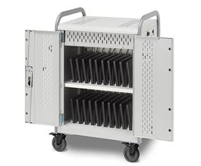 Charging Cart - Secure Laptop & Ultrabook power and cable management cart